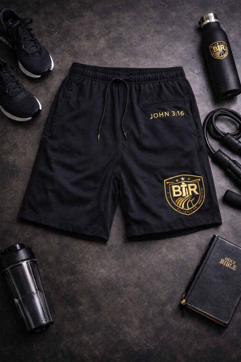BBR Athletics “John 3:16” Performance Training Shorts